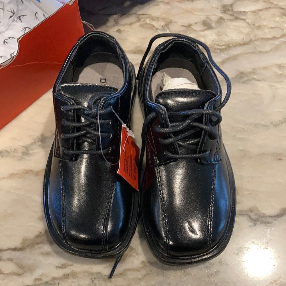 Deer Stag toddler boy dress shoes